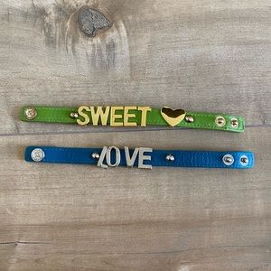 Women’s one word bracelet.